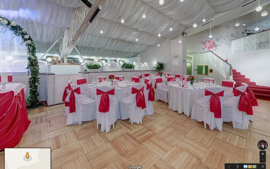 Виртуальный тур Google по ресторану "Дом семейных торжеств"